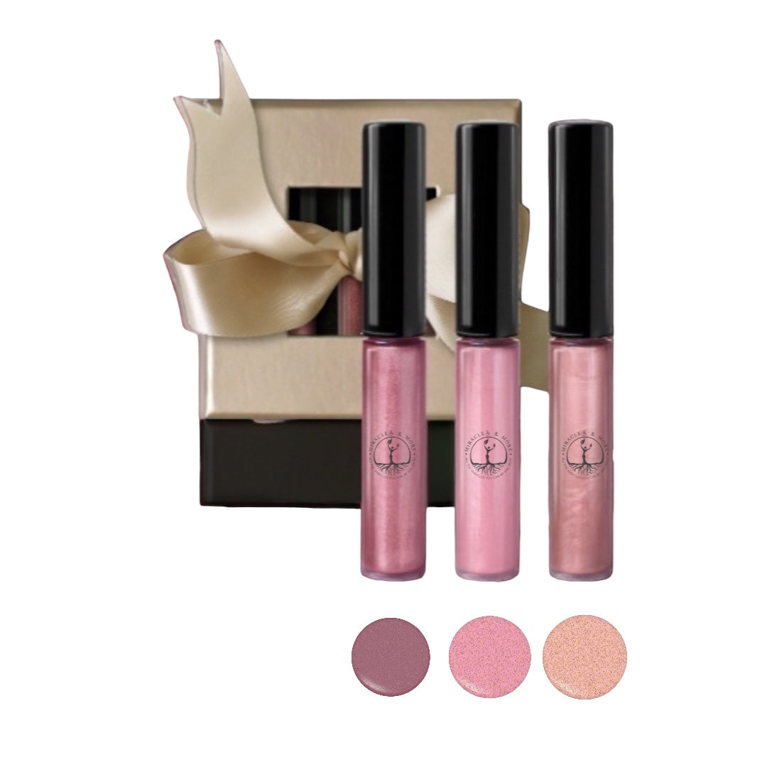 RADIANT IN PINK- Mini Lip gloss Gift Set